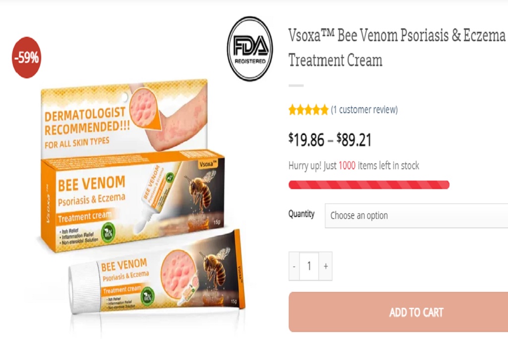 Vsoxa™ Bee Venom