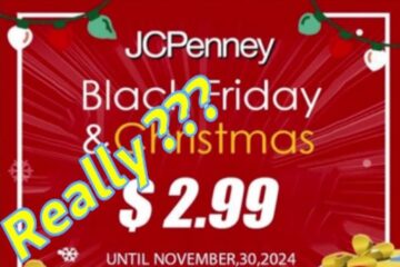 JCPenney $2.99 Sale